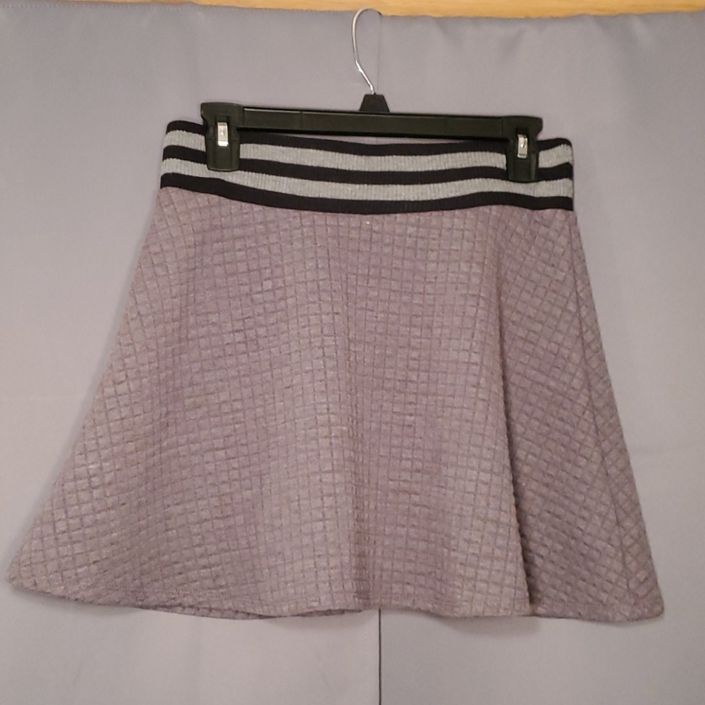 Gray Mini Skirt
